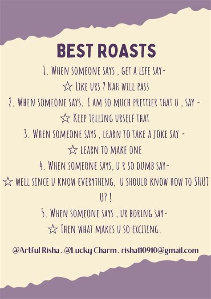 100 Best Roast Ideas for Your Friends Hilarious and Witty Insults