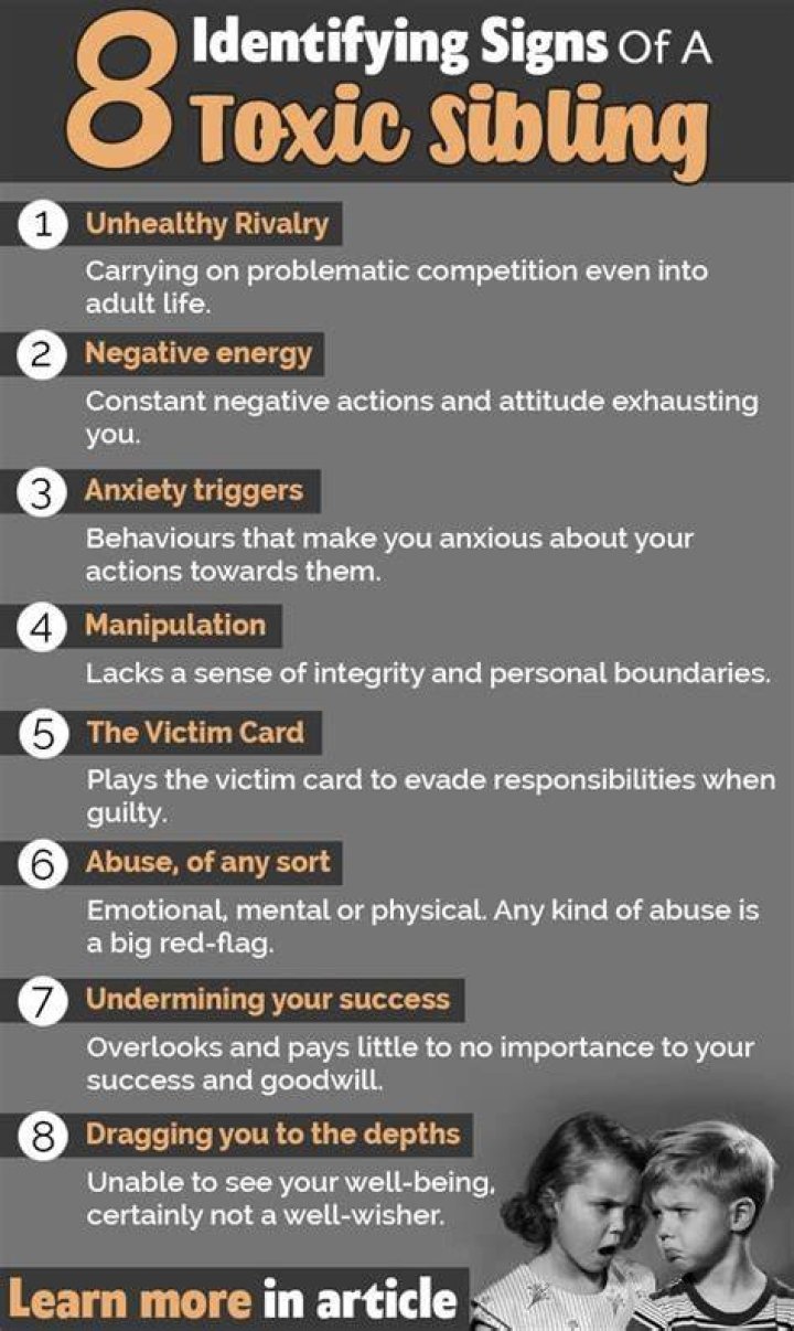 14 Signs Of A Toxic Sibling, According To Experts