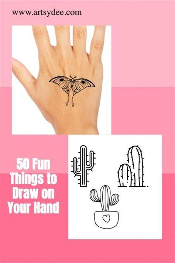 15 Dazzling Things To Draw On Your Hand For Self-Expression
