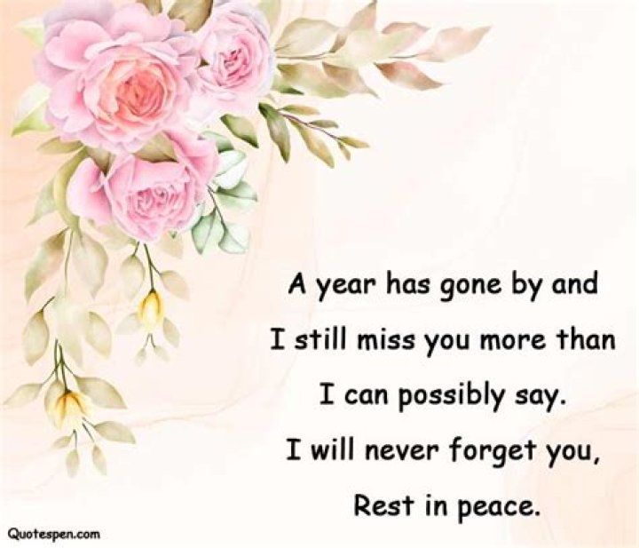 1st Year Death Anniversary Quotes For Friend Quotes Sinergy