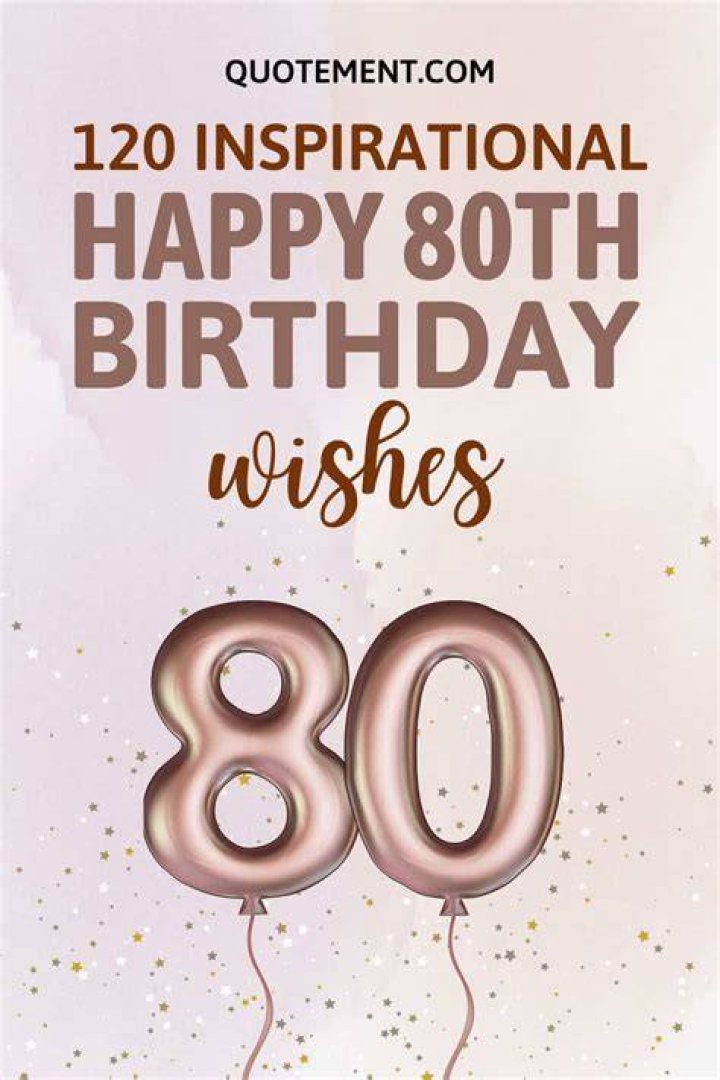 80th Happy Birthday Wishes