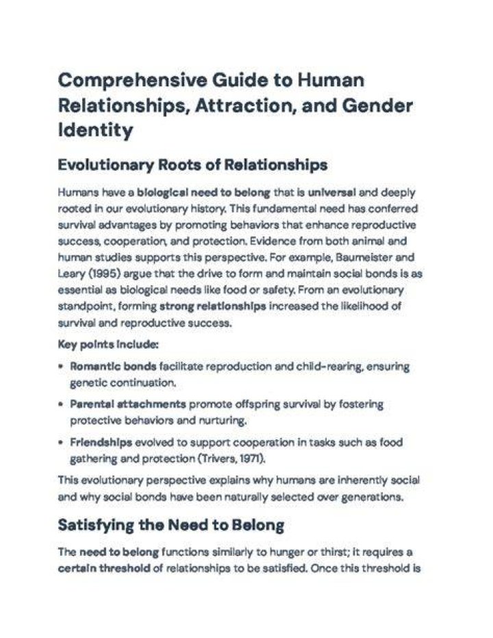 A Comprehensive Guide To Her Relationships