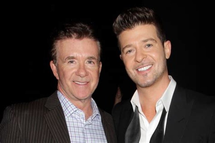 Alan Thicke and Robin Thicke Celebrity Dads With LookAlike Sons