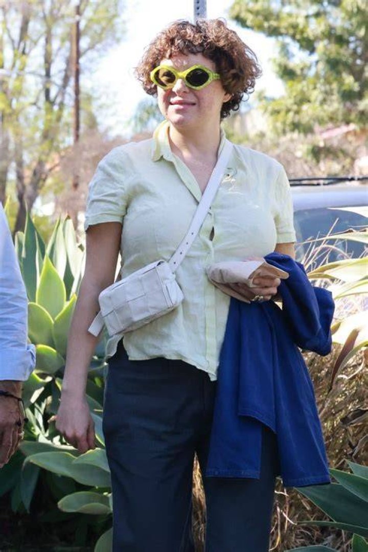 ALIA SHAWKAT Out for Lunch with Her Father Tony at All Time Restaurant