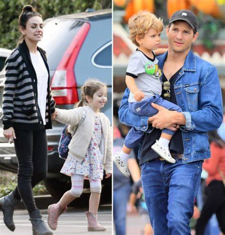 Ashton Kutcher Children Meet Wyatt Isabelle Kutcher and Dimitri