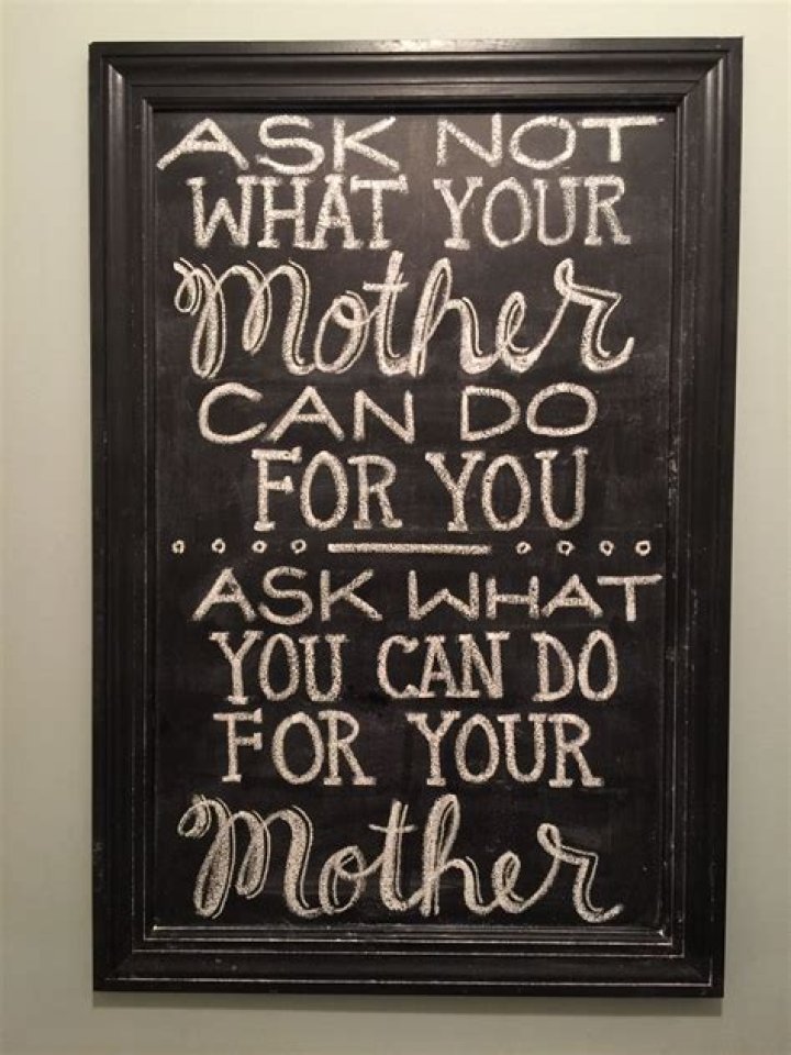 Ask not&hellip; Chalkboard art quotes, Chalkboard art, Blackboard art