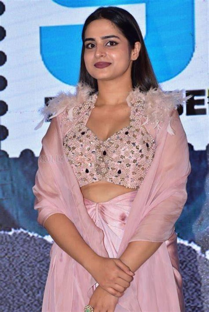 Ayesha Khan at Mukhachitram Movie Teaser Launch