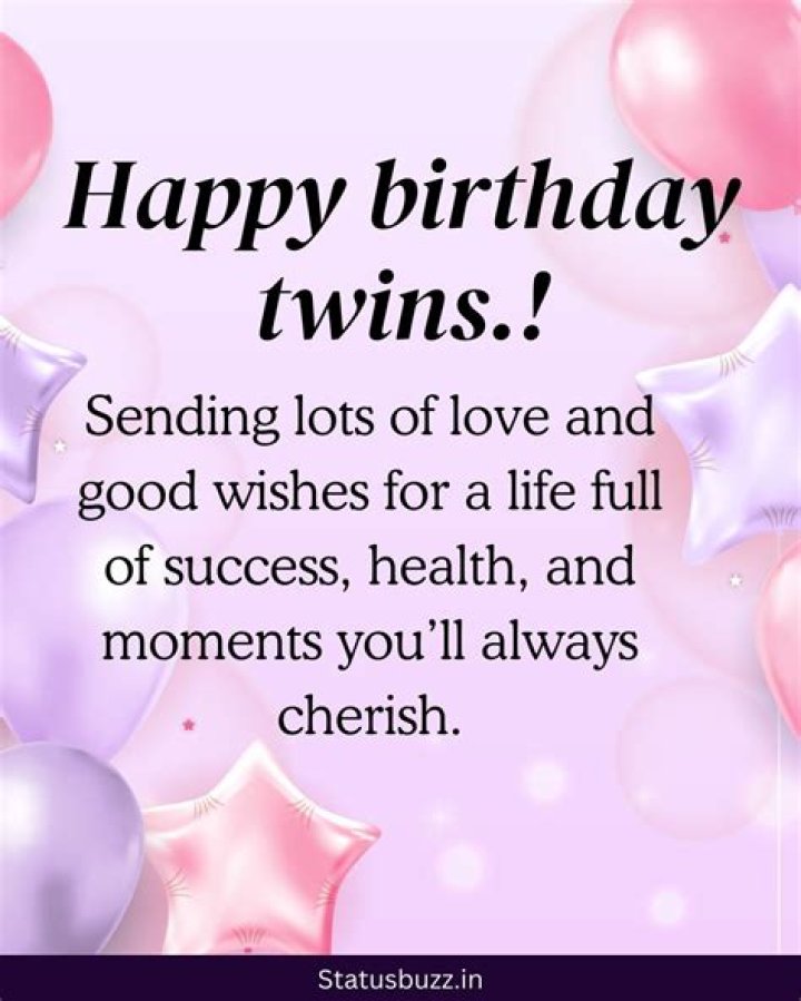 Birthday Wishes For Twins Page 2