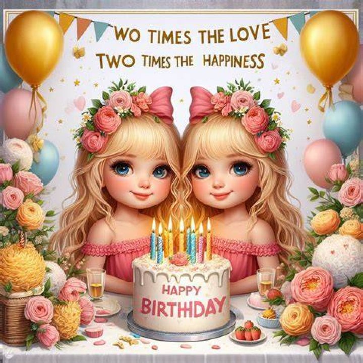 Birthday Wishes For Twins
