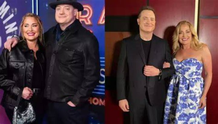 Brendan Fraser And Wife Share A Look Of Love