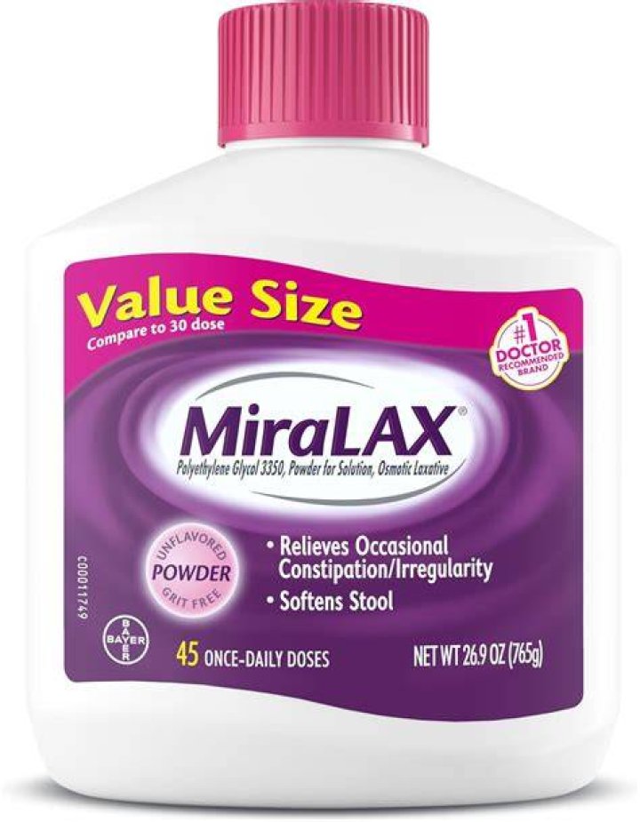Buy MiraLAX Laxative Powder for Gentle Constipation Relief, 1 Dr