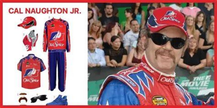 Cal Naughton Jr. Racing Costume Talladega Nights The Ballad of Ricky