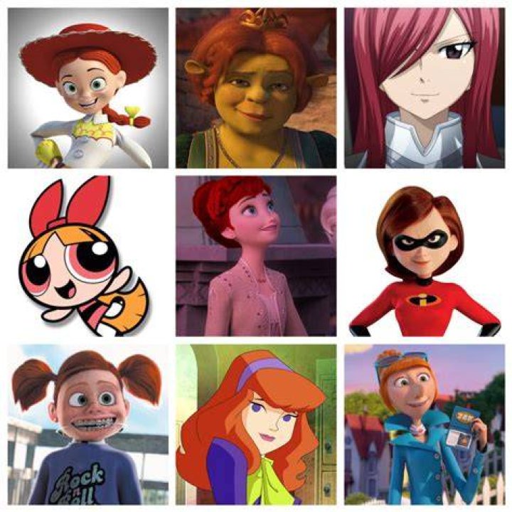 Cartoon With Red Hair