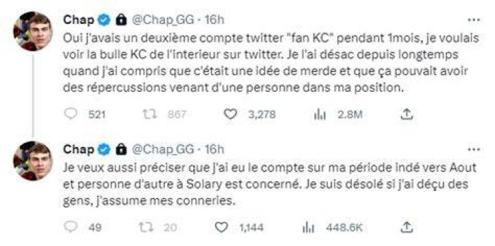Chap on Twitter "Update de l'arbre g&eacute;n&eacute;alogique du stream LoL FR
