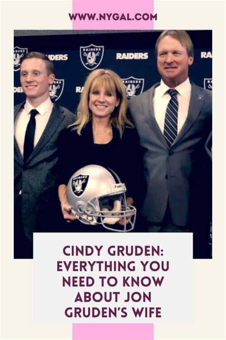 Cindy Gruden NFL Jon Gruden's Wife (Bio, Wiki)