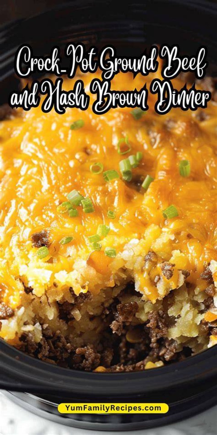 Crock Pot Ground Beef Hash Brown Casserole Recipes Freeman Cometwou