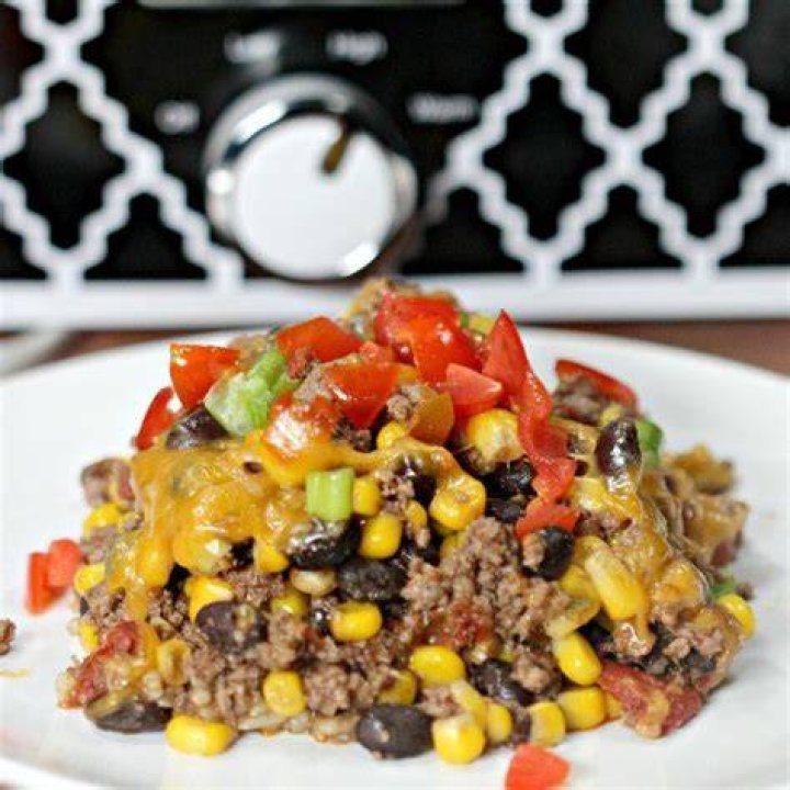 crock pot Mexican Taco Casserole Recipe Beef Taco Casserole Recipe