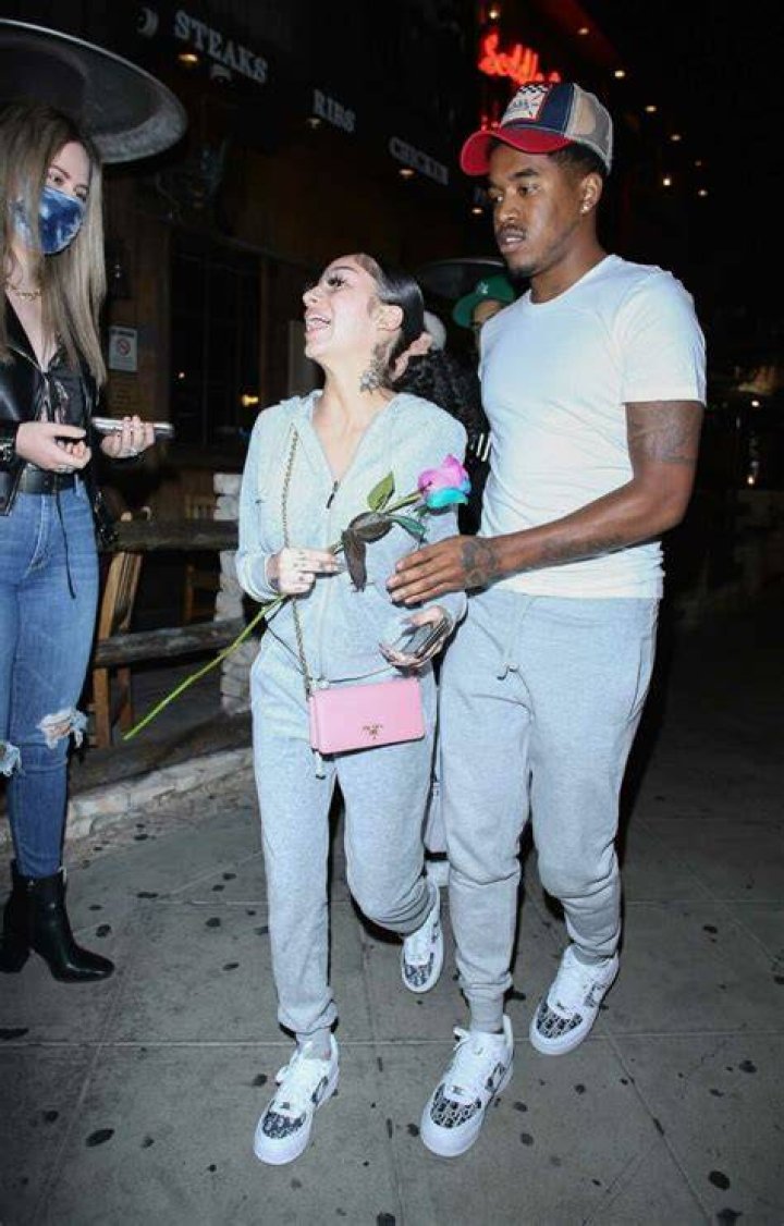 Danielle Bregoli with her boyfriend at Saddle Ranch in West Hollywood
