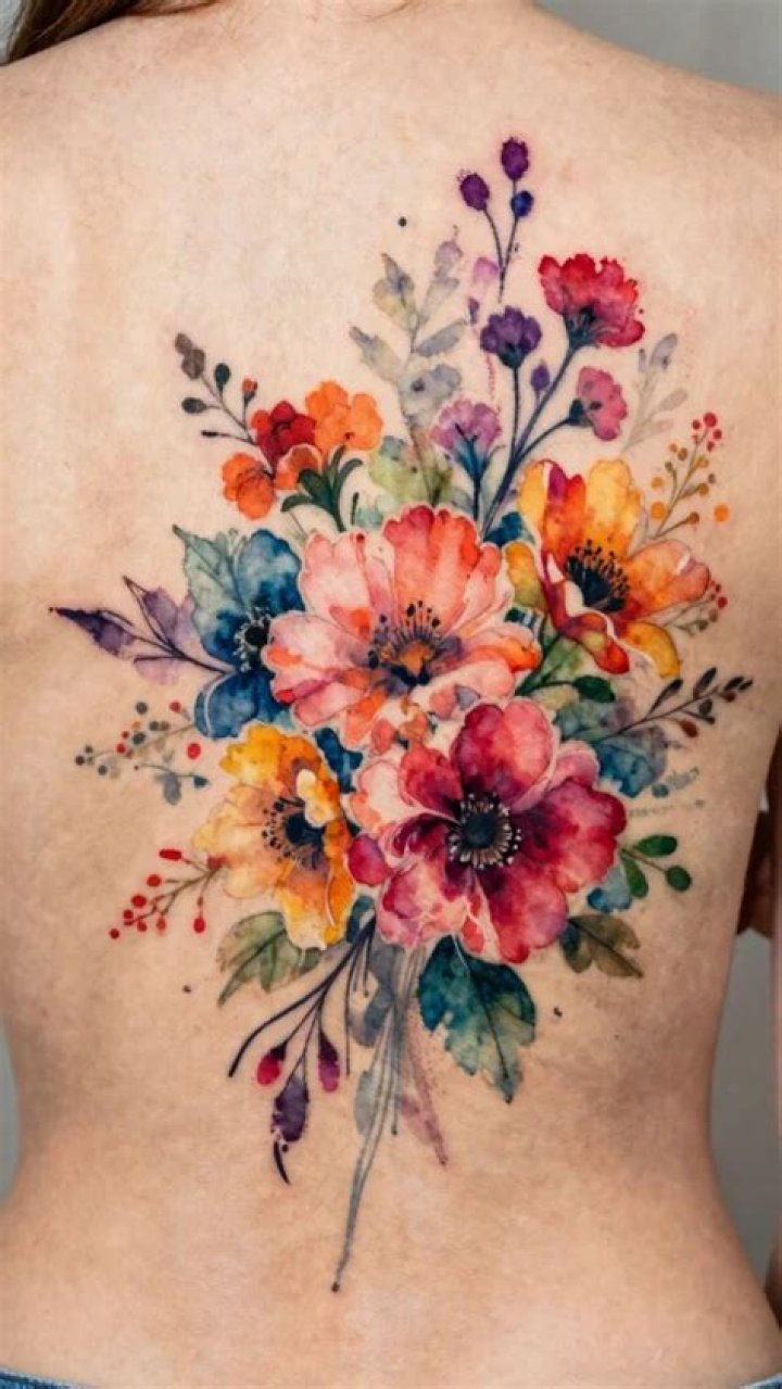 Discover 80+ floral lower back tattoos in.eteachers