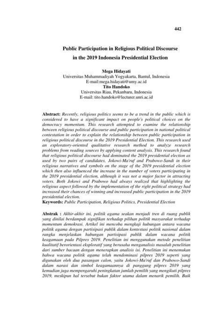 Discoveries And Insights For Religious And Political Discourse
