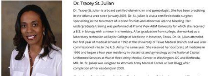 Dr Tracey Julian with her colleagues