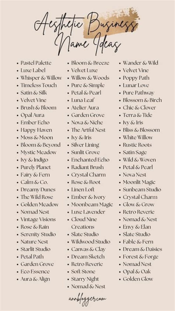 Enhance Your Style: Discover The Most Alluring Asthetic Names