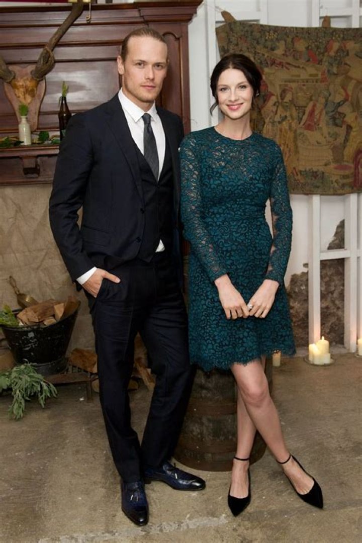 Exclusive Caitriona Balfe & Sam Heughan on choreography and rewards