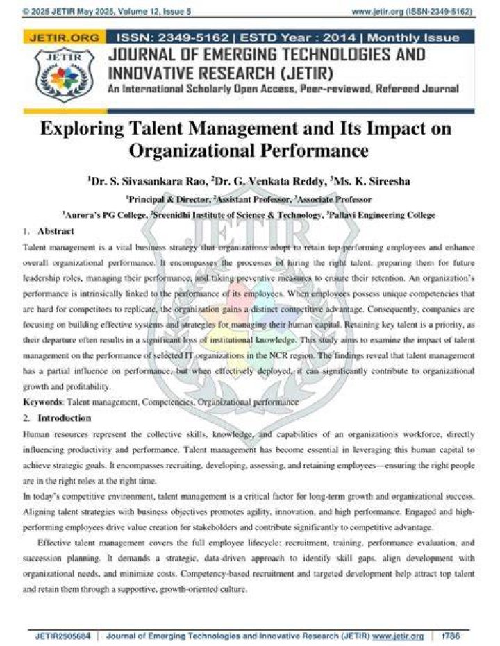 Exploring Talent, Success, And Impact