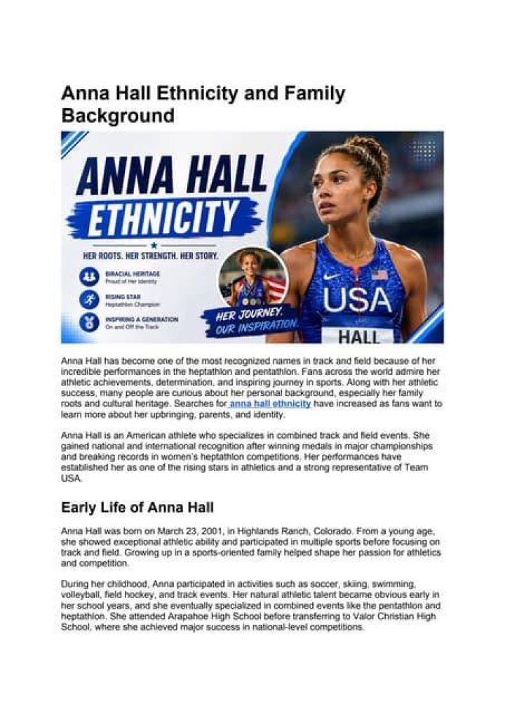 Exploring The Complexities Of Anna Hall's Race