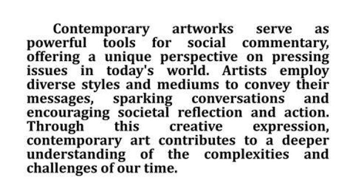 Exploring The Depths Of Art And Social Commentary