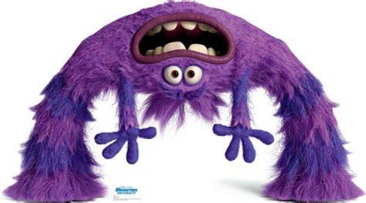 Eye-catching Monster Inc. Purple: A Colorful Journey Of Imagination And Fun