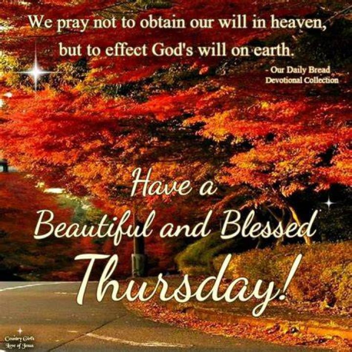 Fall Thursday Blessings