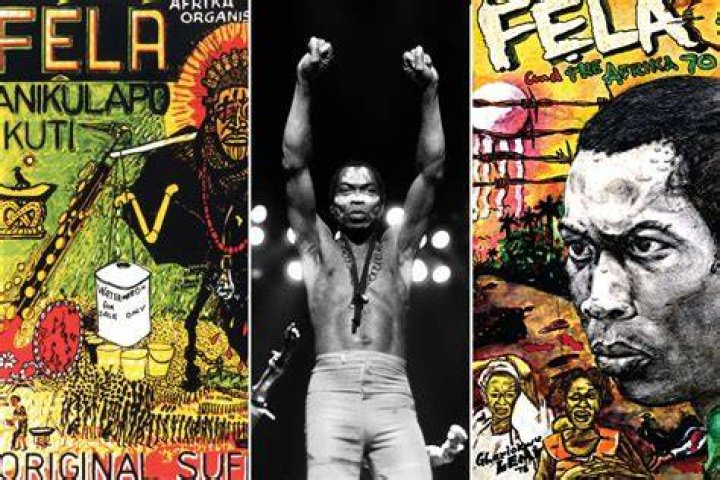 Fela Kuti and friends on 1989 visit to London urbanimage.tv