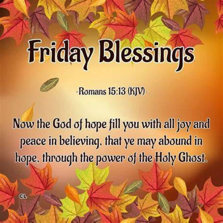 Friday Fall Blessings Images
