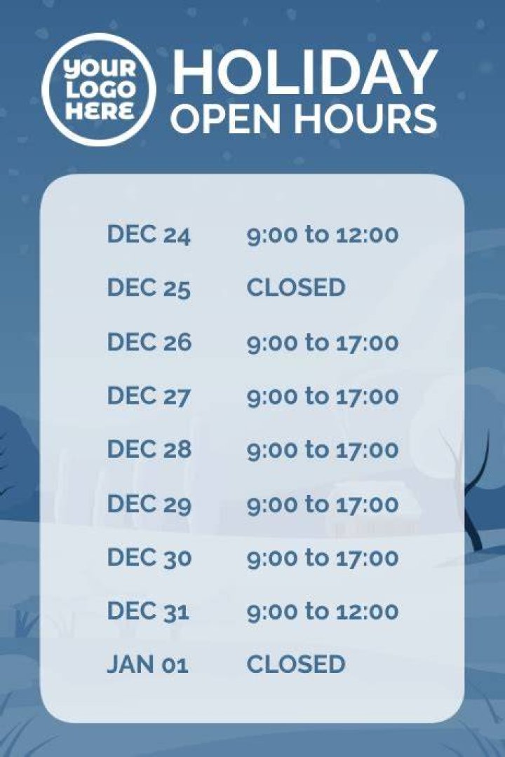 GetGo Holiday Hours Open & Close |