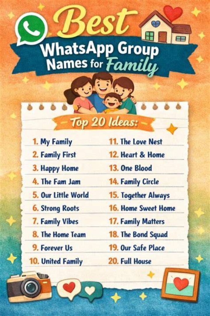 Group Names For Family On Whatsapp