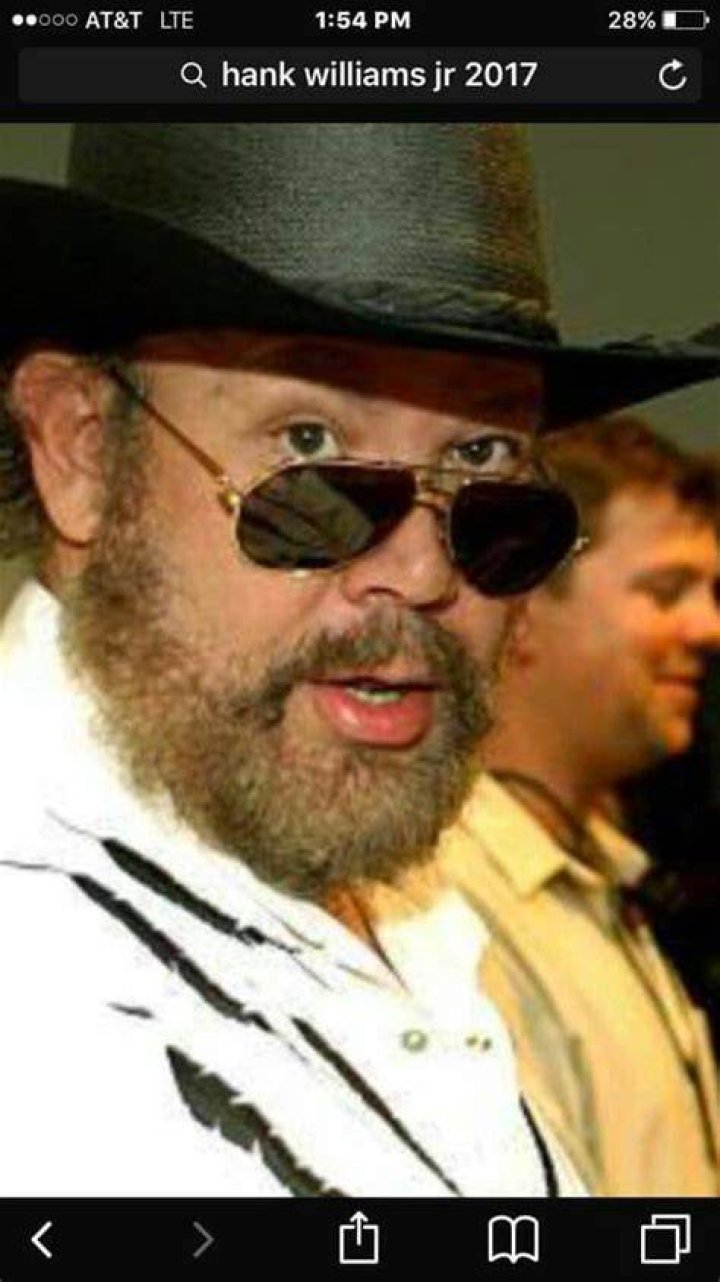 Hank Williams Jr. Without Glasses A Rare Glimpse