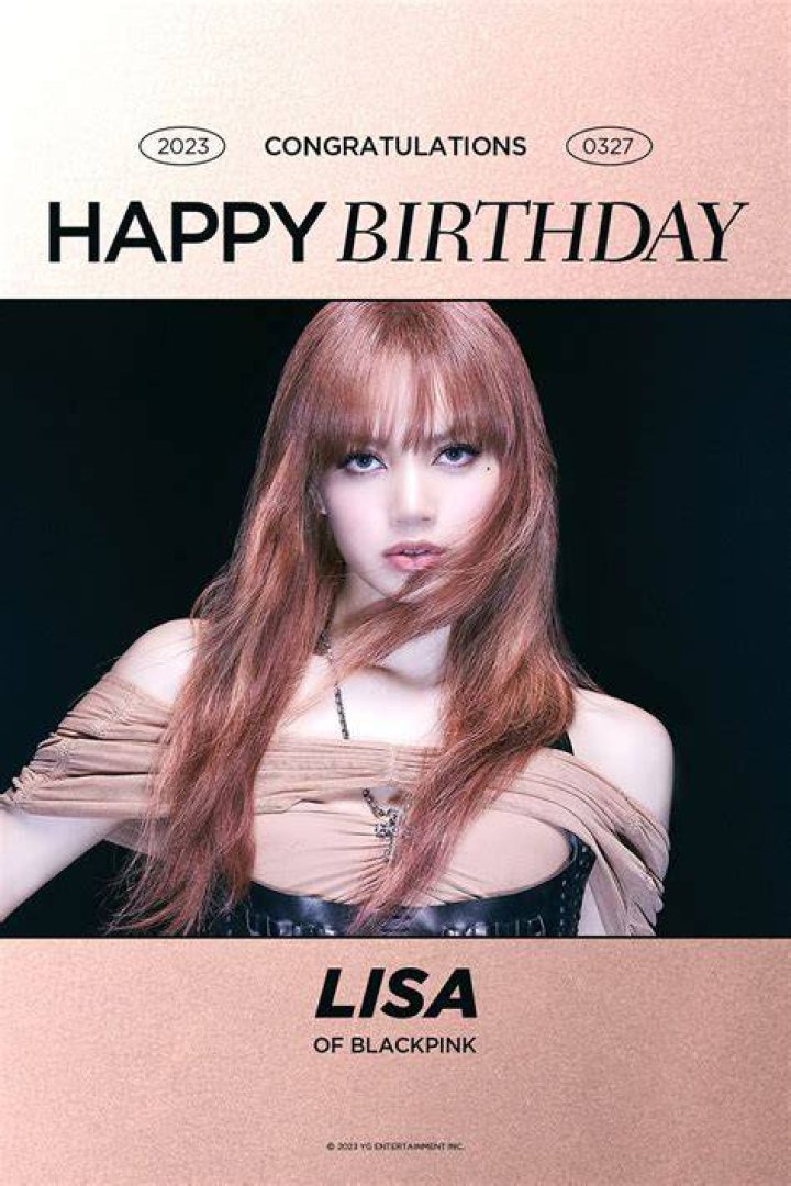Happy Birthday List (BLACKPINK) Blackpink birthday dates, Blackpink