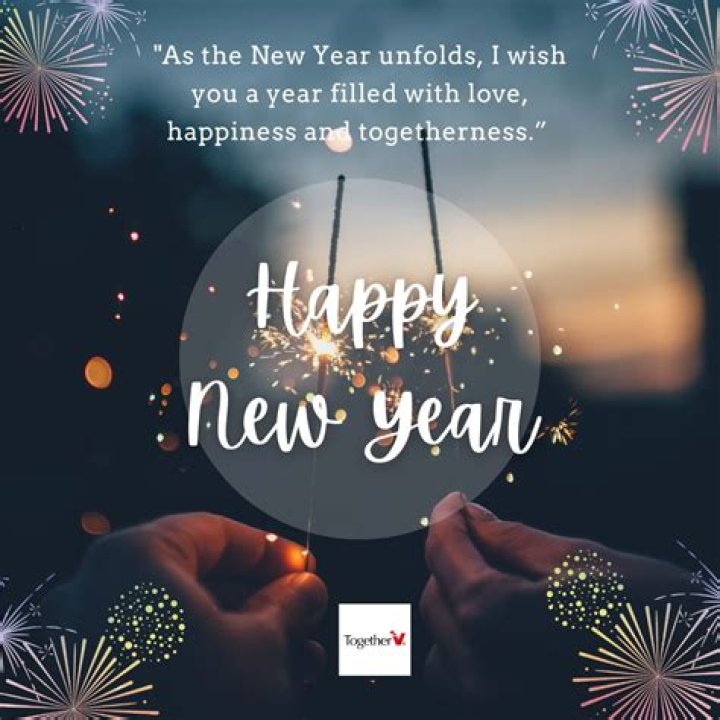 Happy New Year's Wishes Of Love And Joy