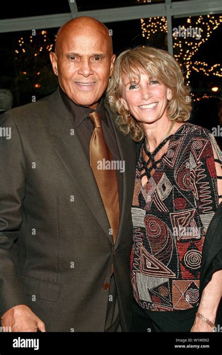 Harry Belafonte with his wife Pamela Belafonte The 2nd Annual amfAR