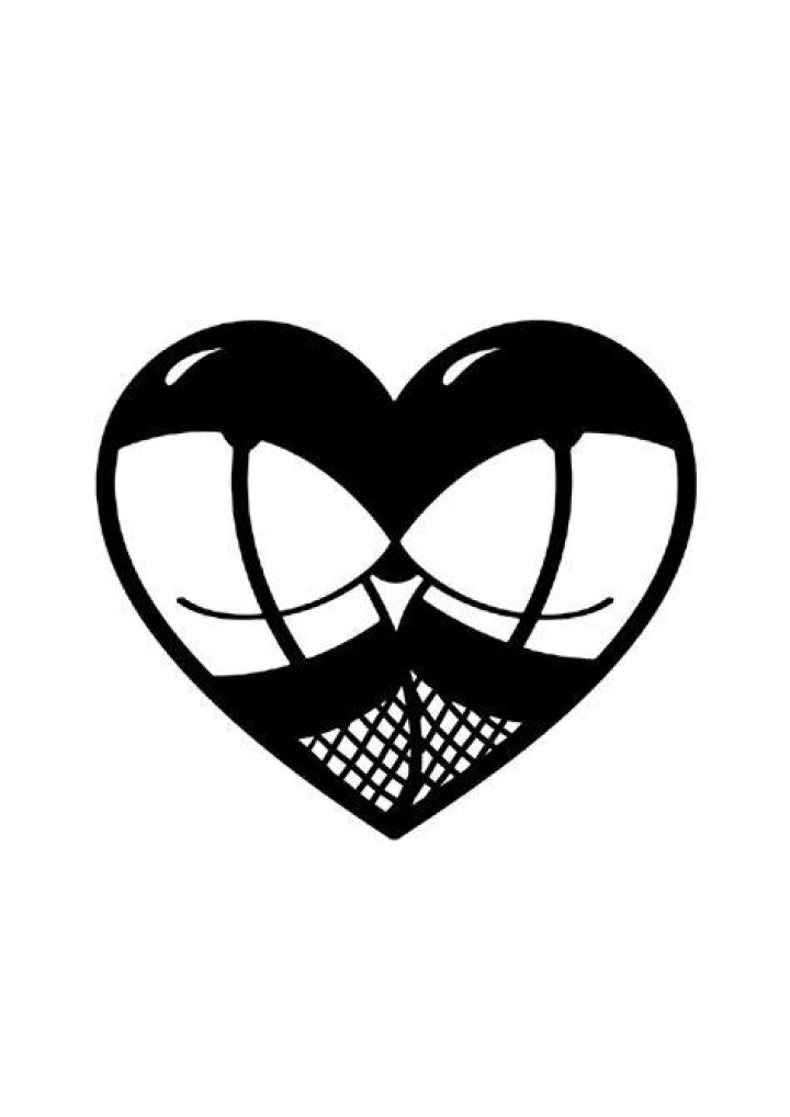 Heart Butt" Framed Art Print for Sale by pawlove Redbubble