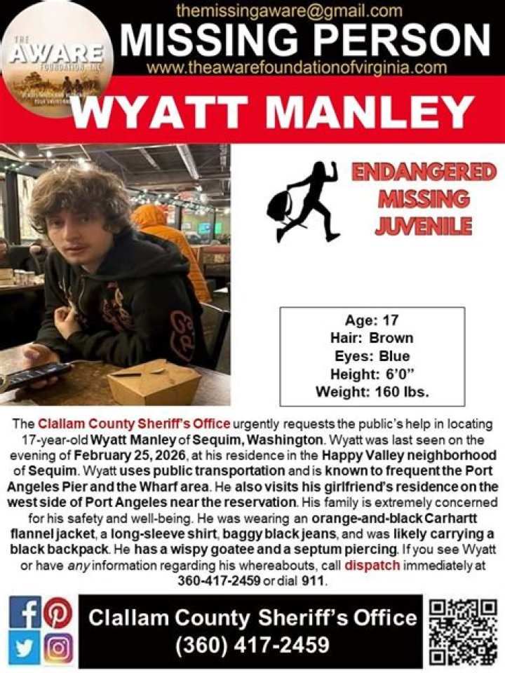 Help us in locating wyatt eaves missing