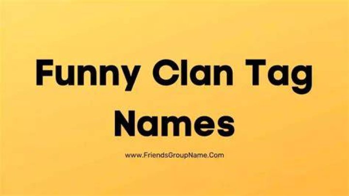 Hilarious Clan Tags
