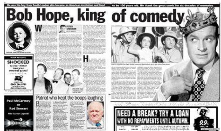 How Did Bob Hope Die?