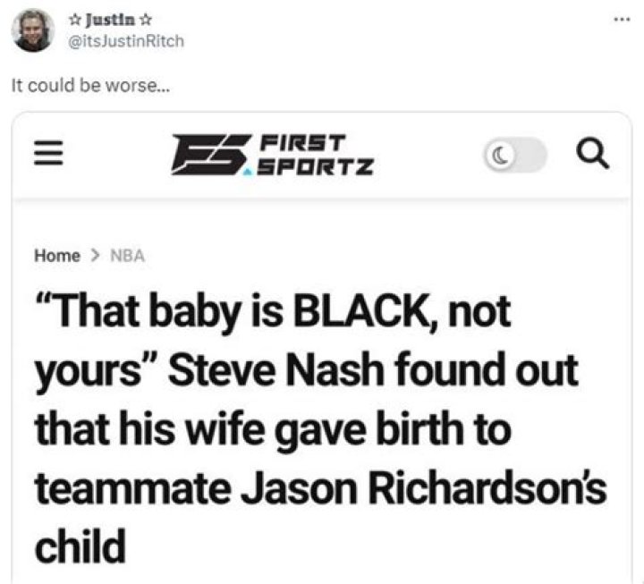How old is Matteo Nash? Steve Nash and Jason Richardson memes erupt amid viral claim
