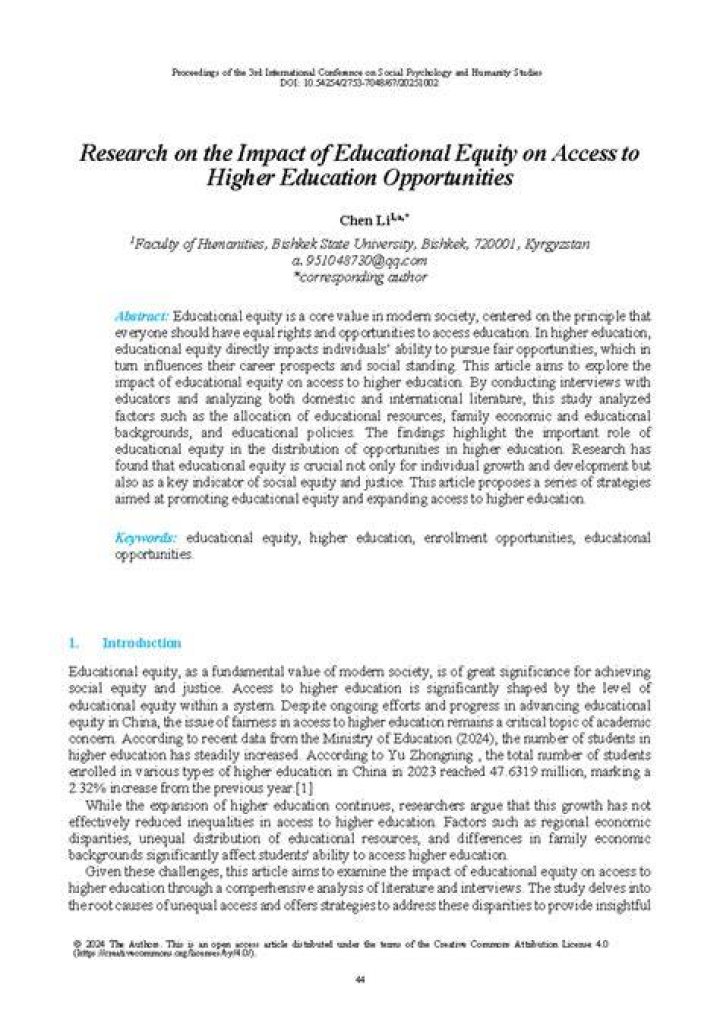 Insights And Discoveries For Educational Equity