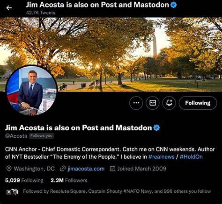 Jim Acosta on Twitter "Would a selfie suffice? See you next week.&hellip;
