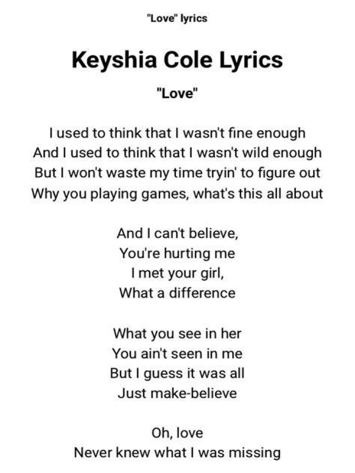 Keyshia Cole's Love Lyrics: A Collection Of Heartfelt Anthems