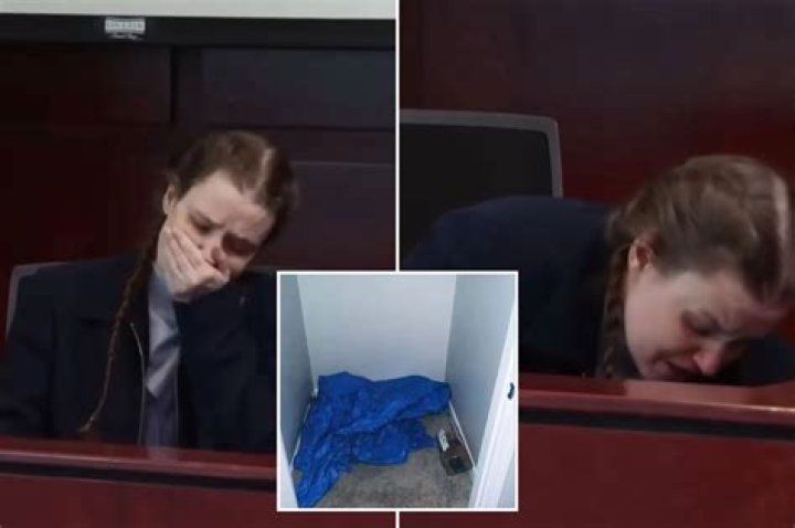 Killer mom vomits on stand after being shown pictures of disabled 15