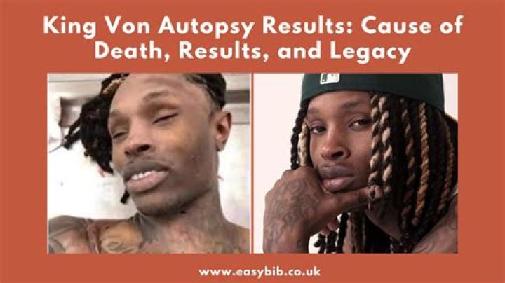 King Von's Autopsy Report Unveils Startling Revelations